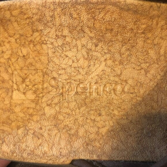 Spenco Kholo Orthotic Slide Sandals Sz 8 Mens Brown Cork Sole - Picture 4 of 6